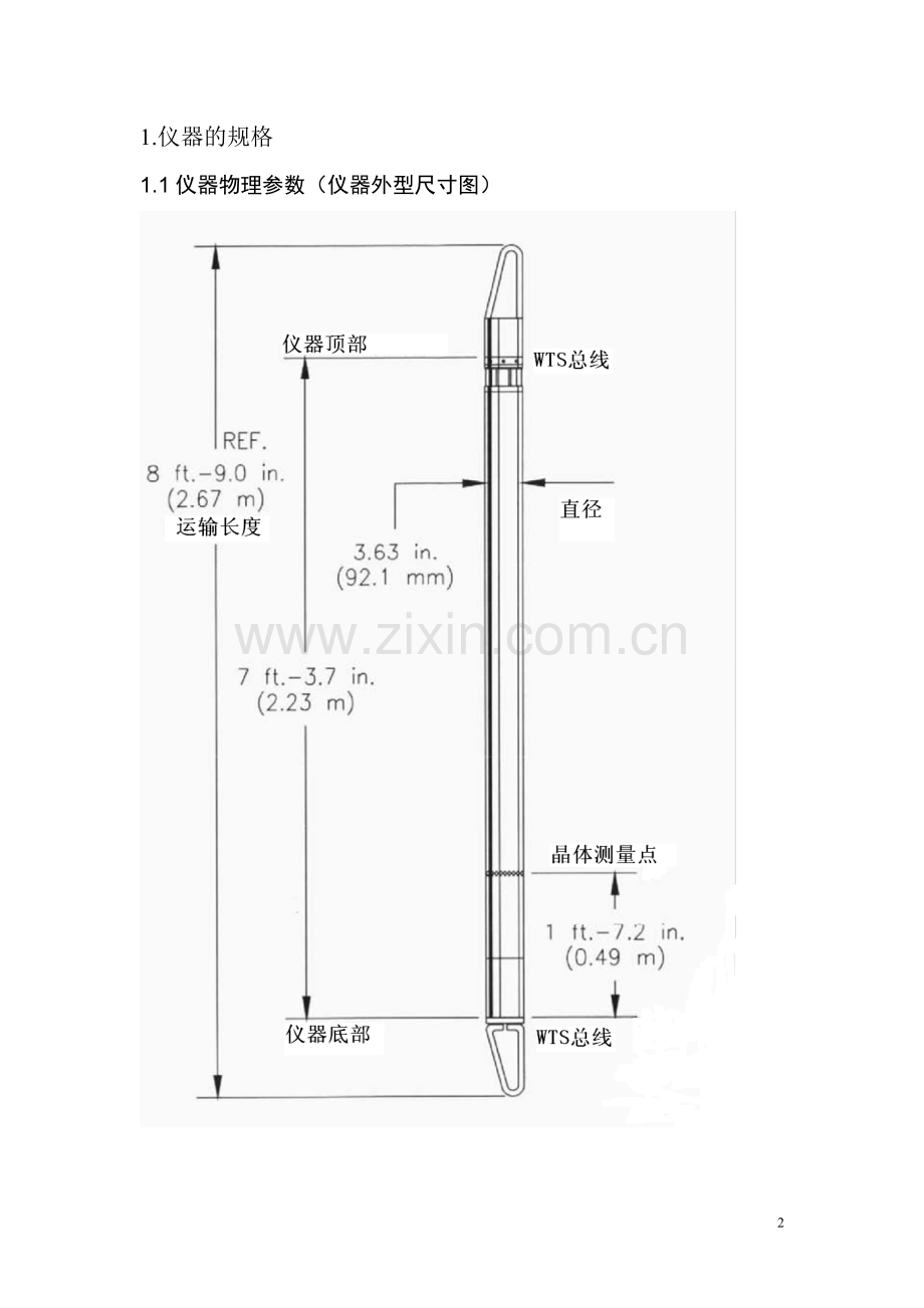 数字自然伽马能谱测井仪维修手册.doc_第2页