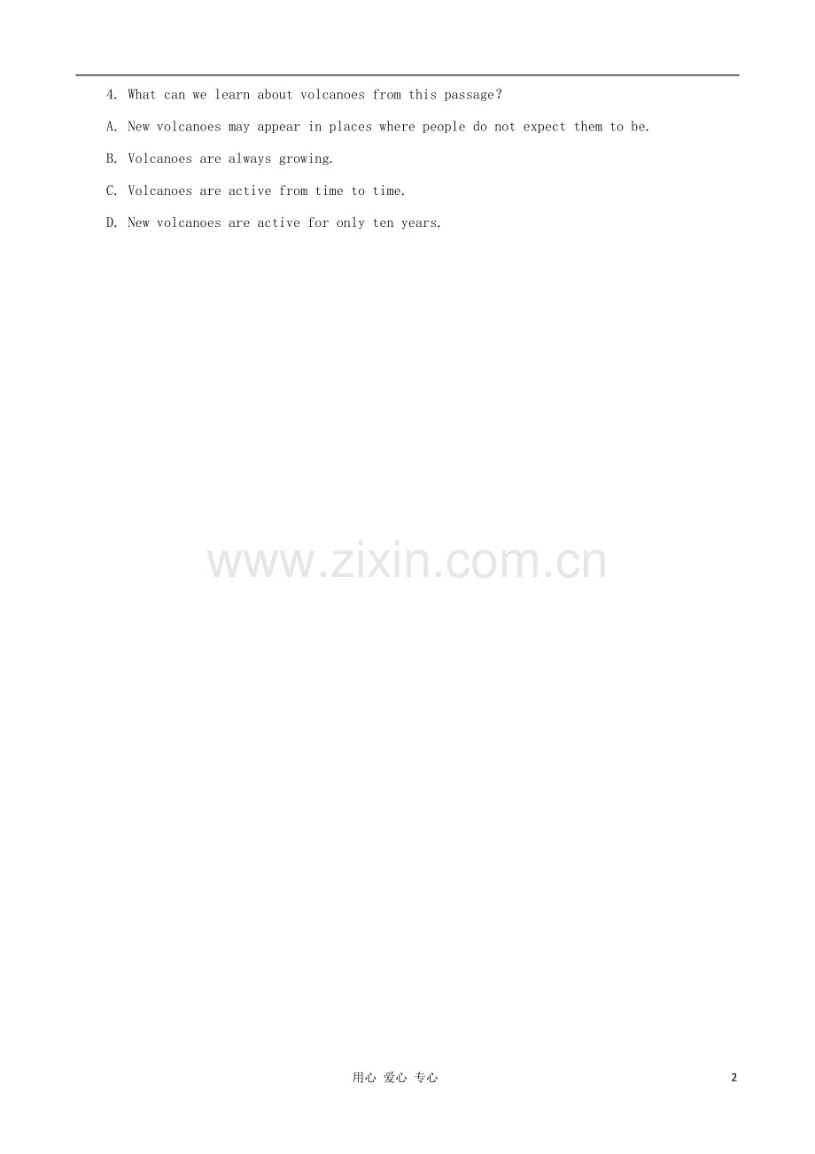 高一英语暑假阅读天天练-第二十天.doc_第2页