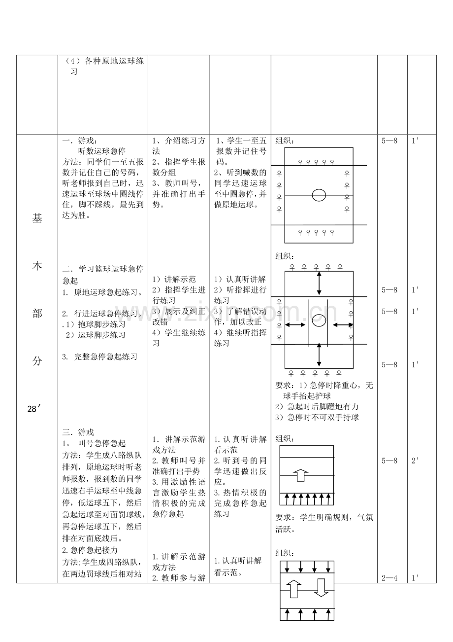 篮球急停急起教学设计.doc_第2页
