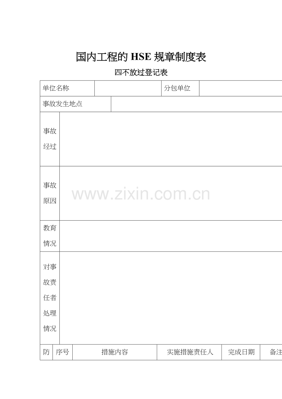 国内项目的HSE规章制度表(doc-22页).docx_第1页