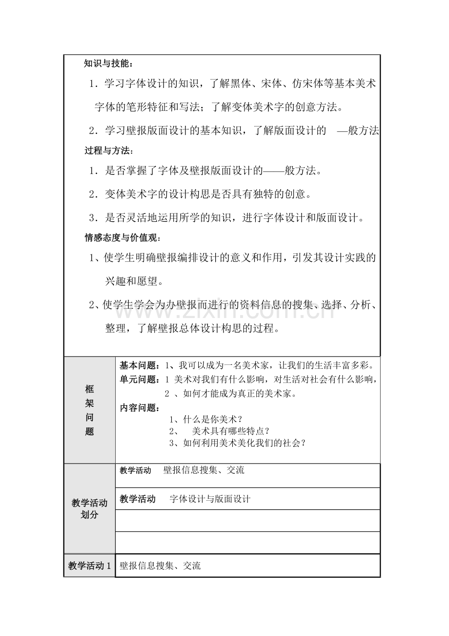 “《我的单元主题名》问题化教学设计方案”.doc_第2页