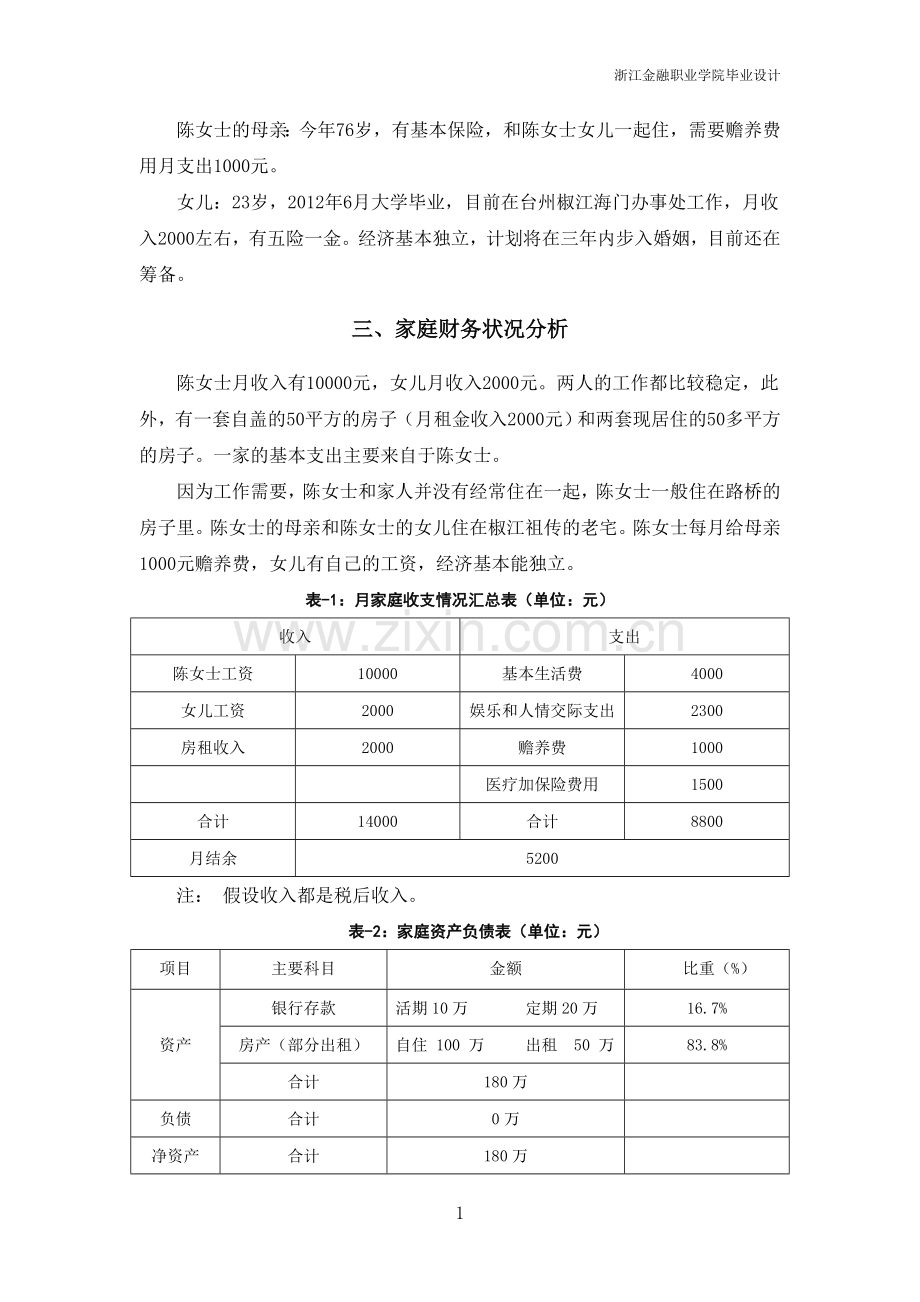 陈女士的家庭理财规划方案.doc_第2页