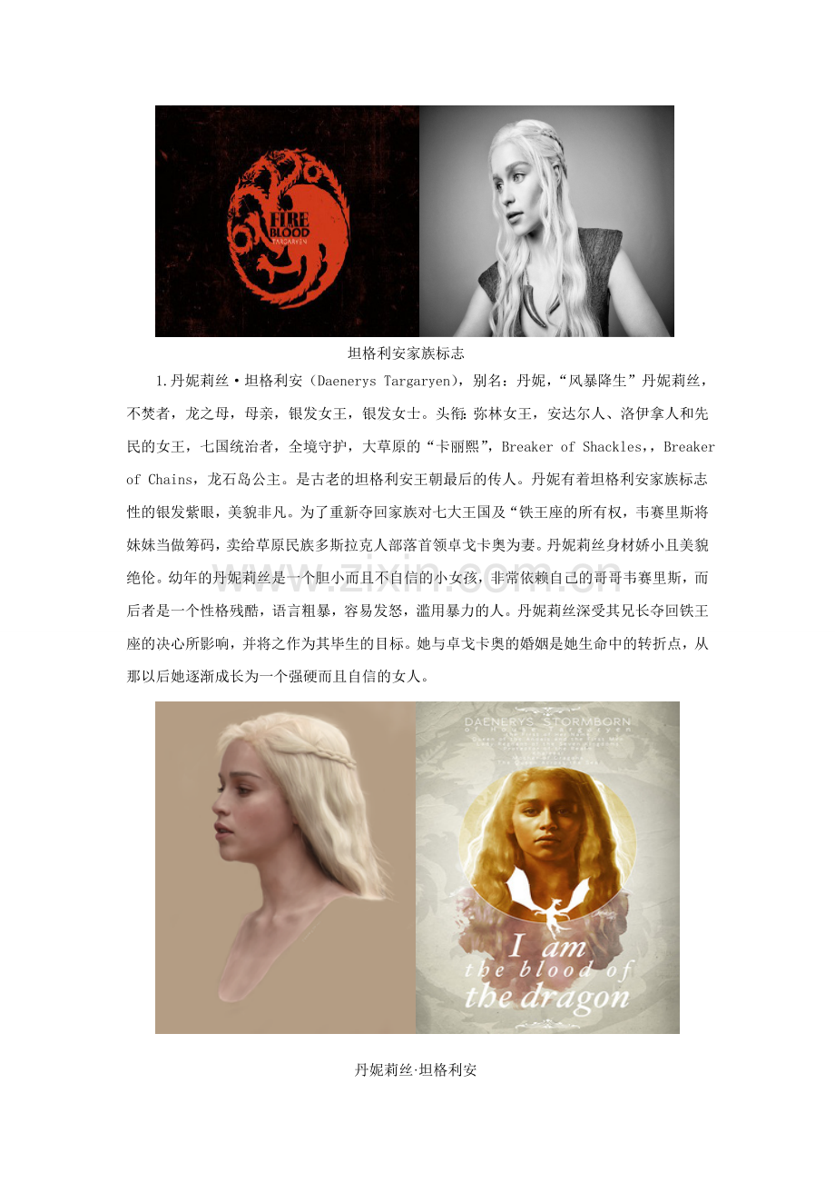(权利的游戏)冰与火之歌家族服饰道具解析.doc_第2页