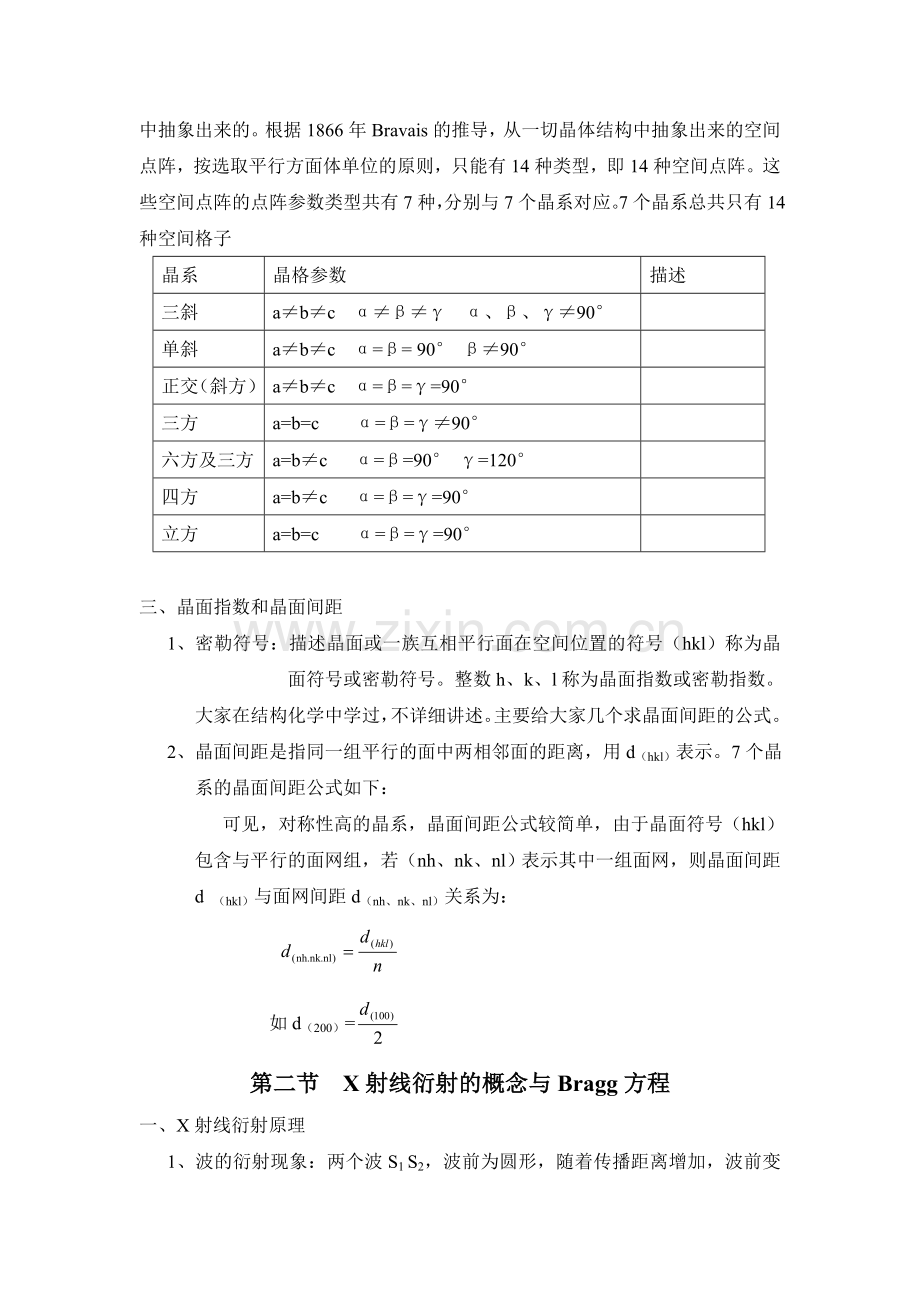 第三章X射线运动学衍射理论.doc_第2页