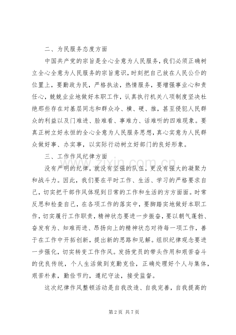 纪律作风提升年心得体会2篇.docx_第2页