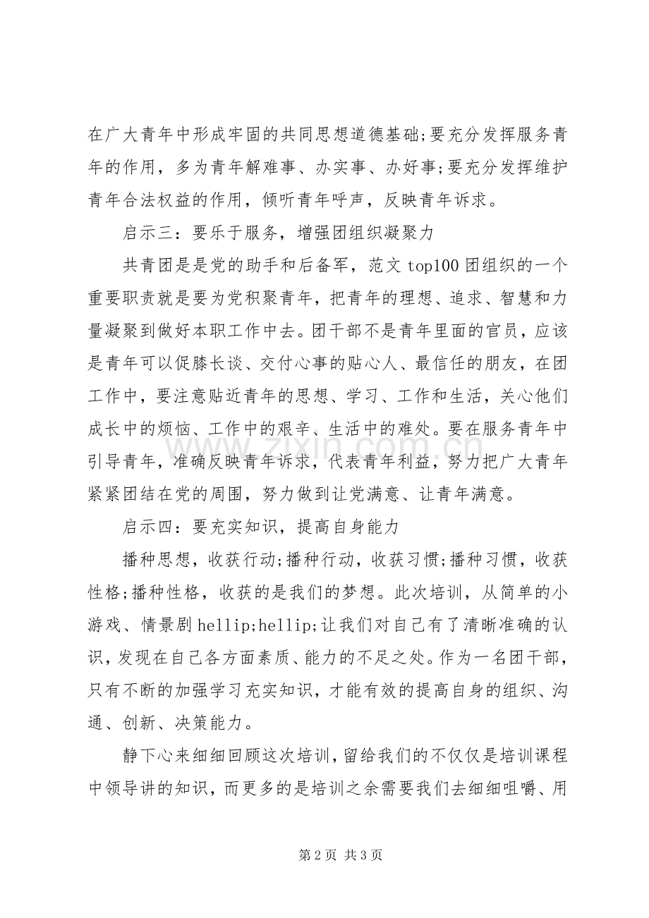 XX年8月青年骨干培训心得体会范文.docx_第2页