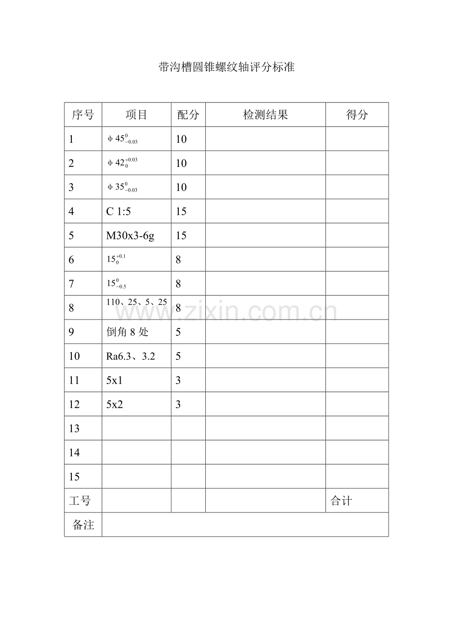 轴评分标准.doc_第1页
