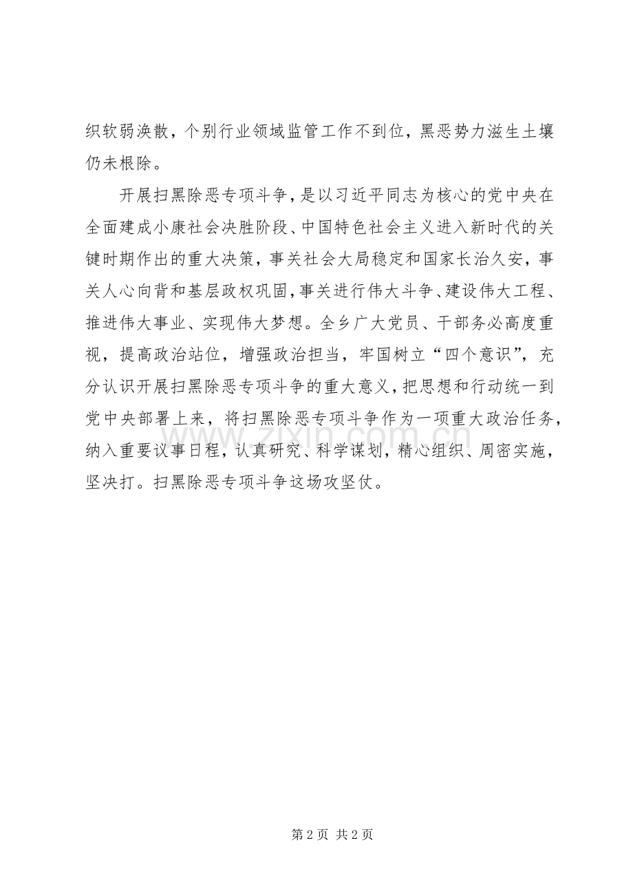 扫黑除恶专项斗争工作心得体会.docx_第2页
