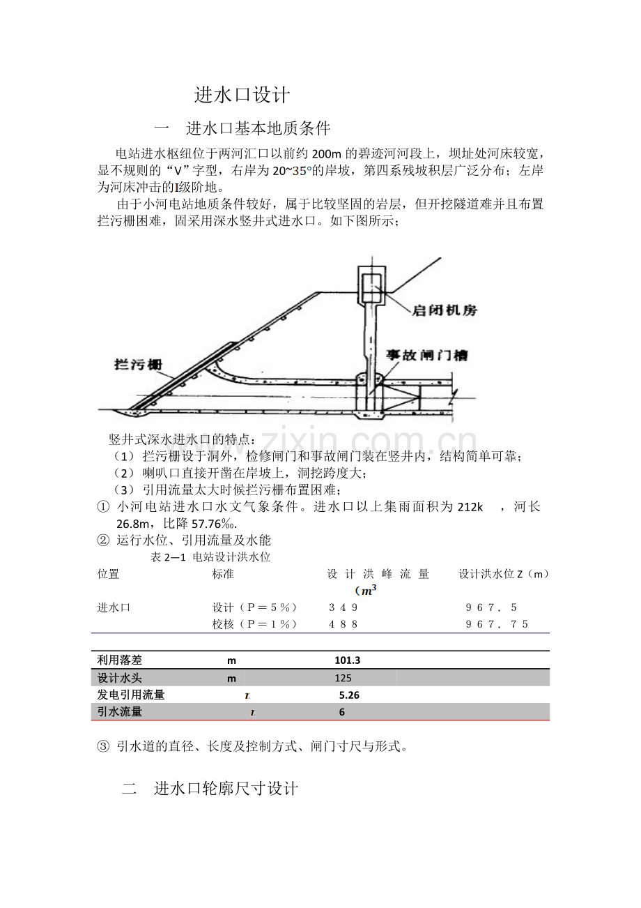 进水口设计.doc_第1页