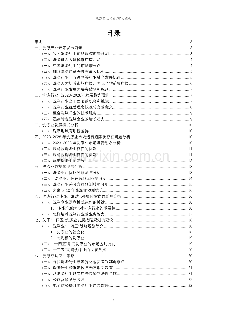 2023年洗涤行业分析报告及未来五至十年行业发展报告.doc_第2页