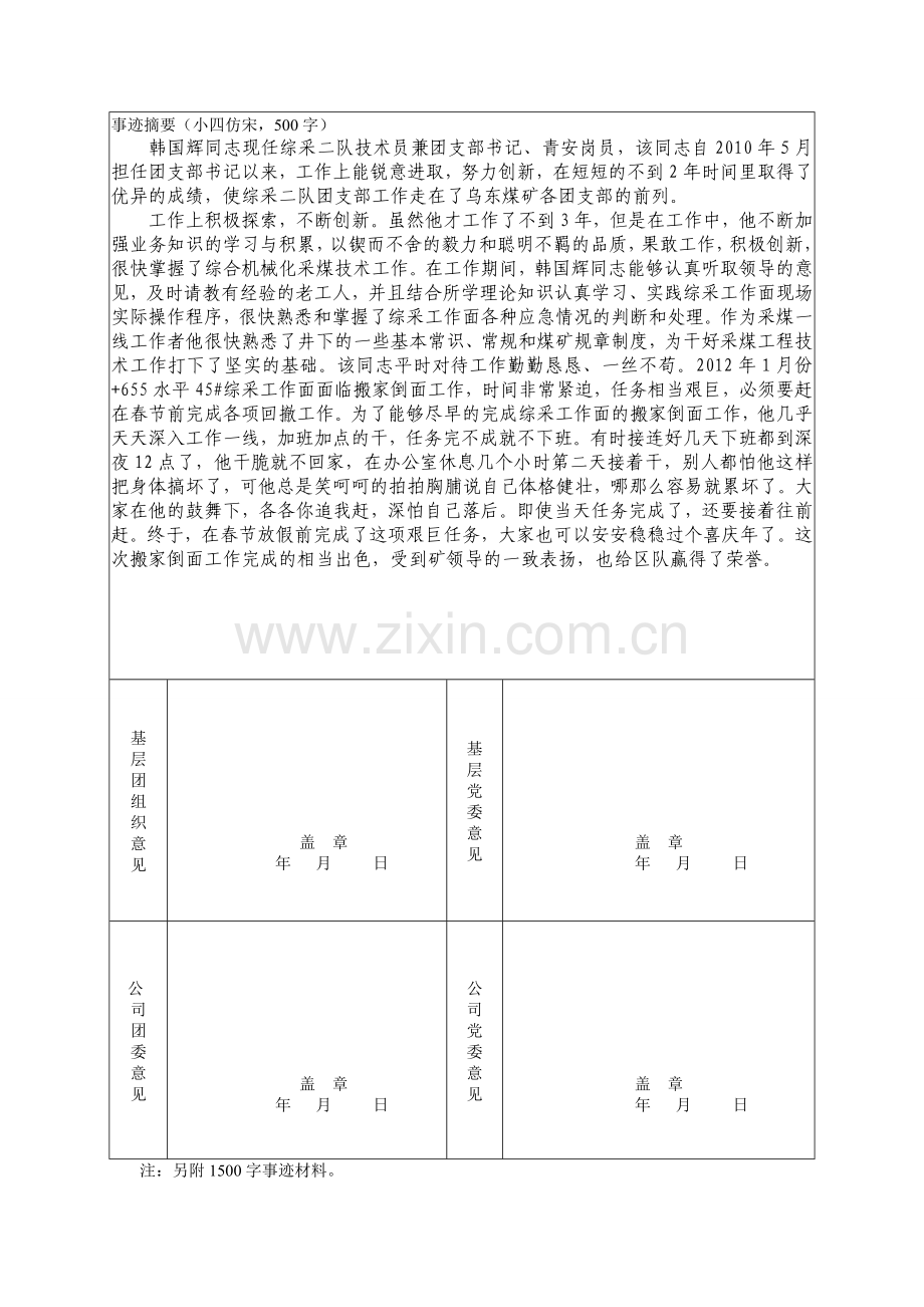 优秀团干部--韩国辉.doc_第2页