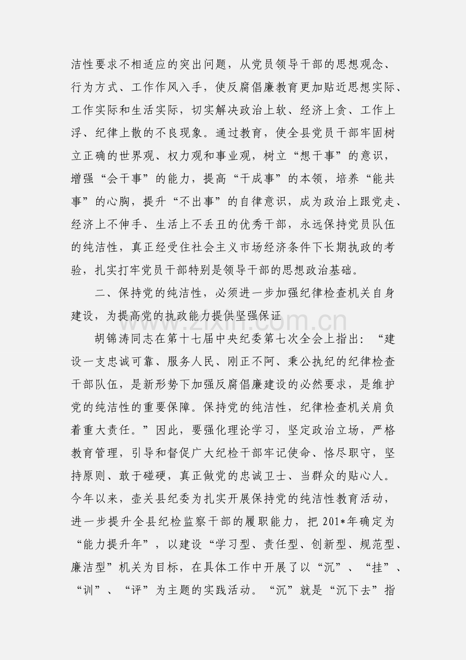 保持党的纯洁性提升纪检监察工作水平.docx_第2页
