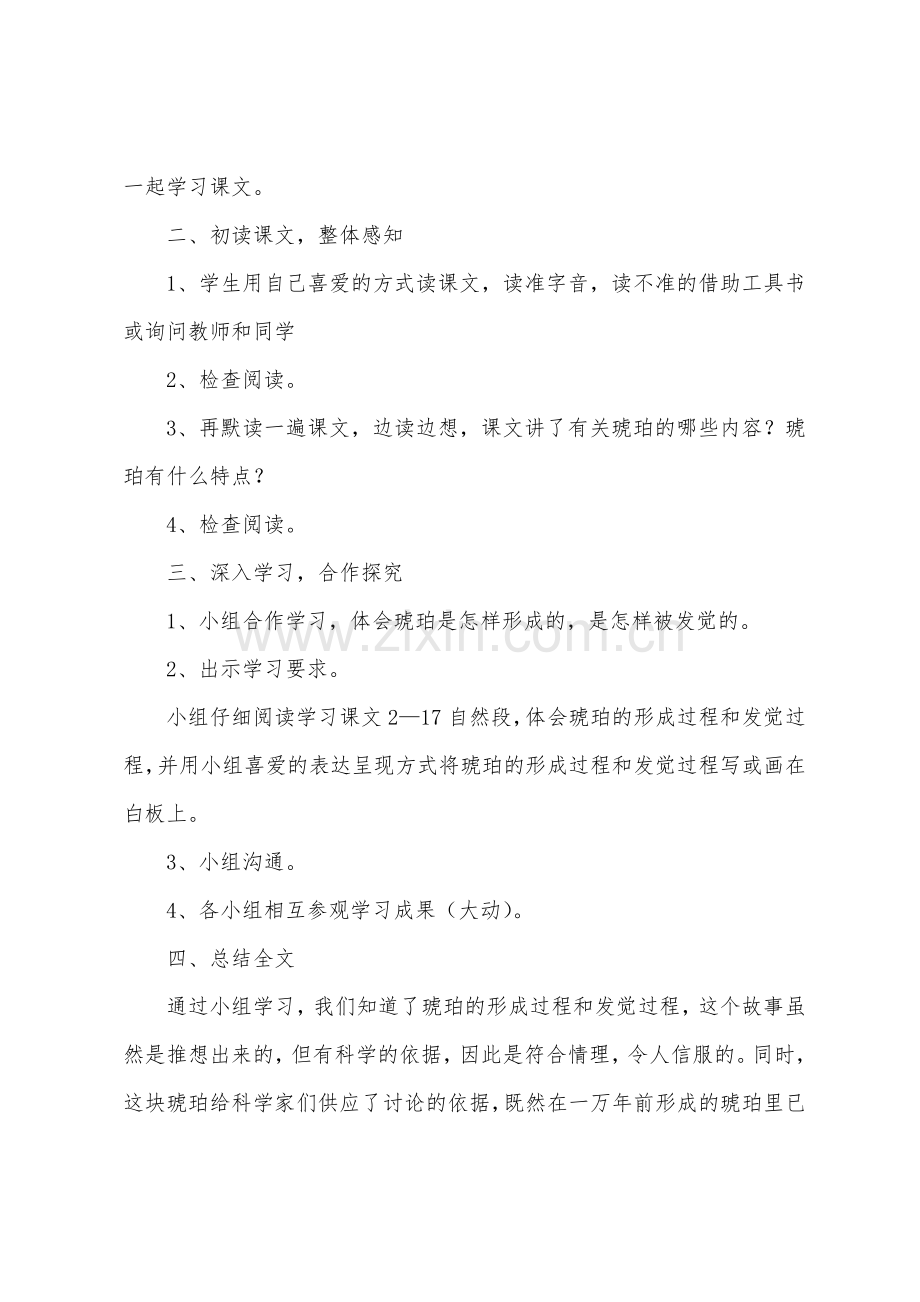 琥珀教案(多篇).doc_第2页