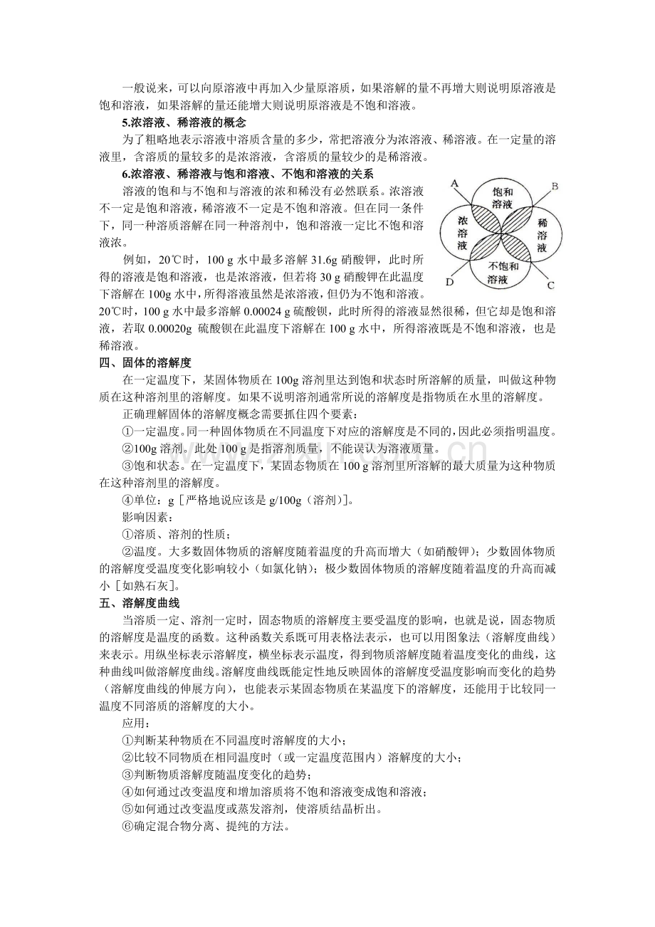 初中科学概念详解之——溶解度.doc_第2页