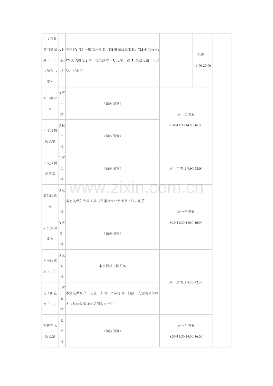 图书馆开放时间.doc_第2页