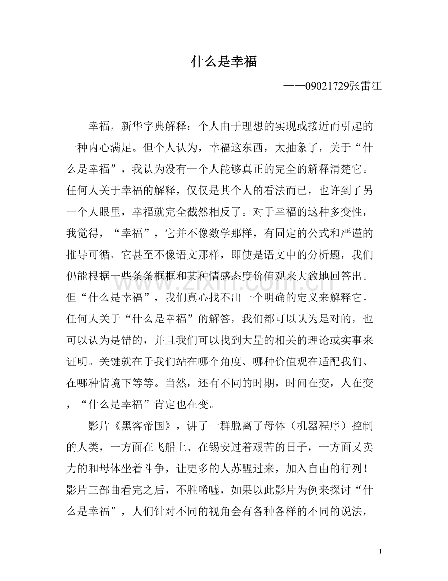 什么是幸福.doc_第1页
