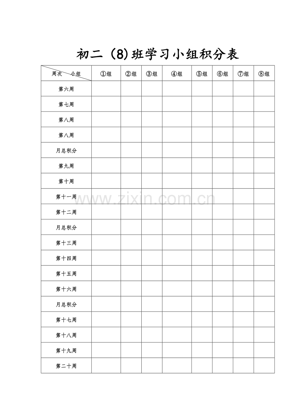 小组合作分组与评价机制.doc_第1页
