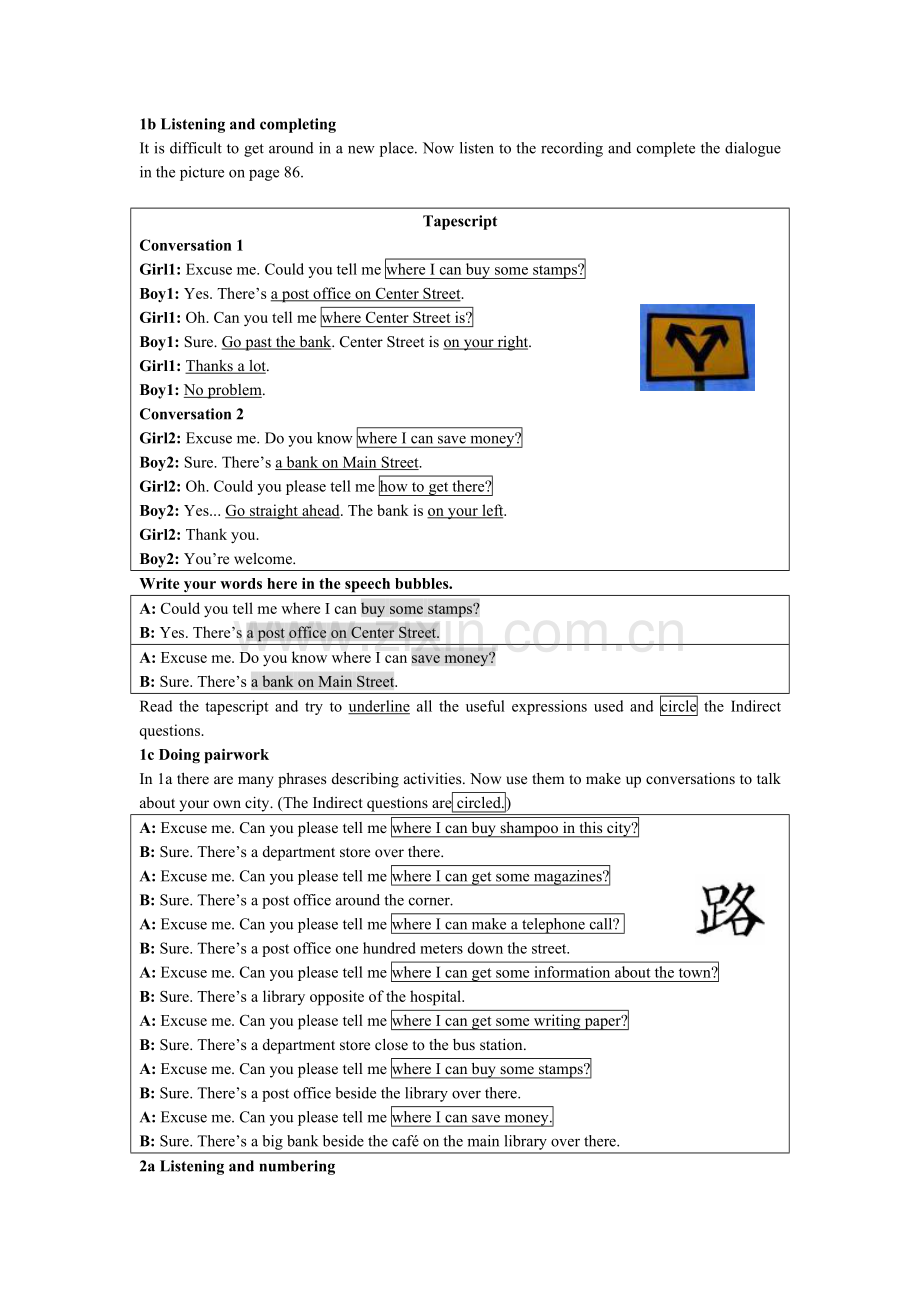 Unit11Couldyoupleasetellmewheretherestroomsare.doc_第2页