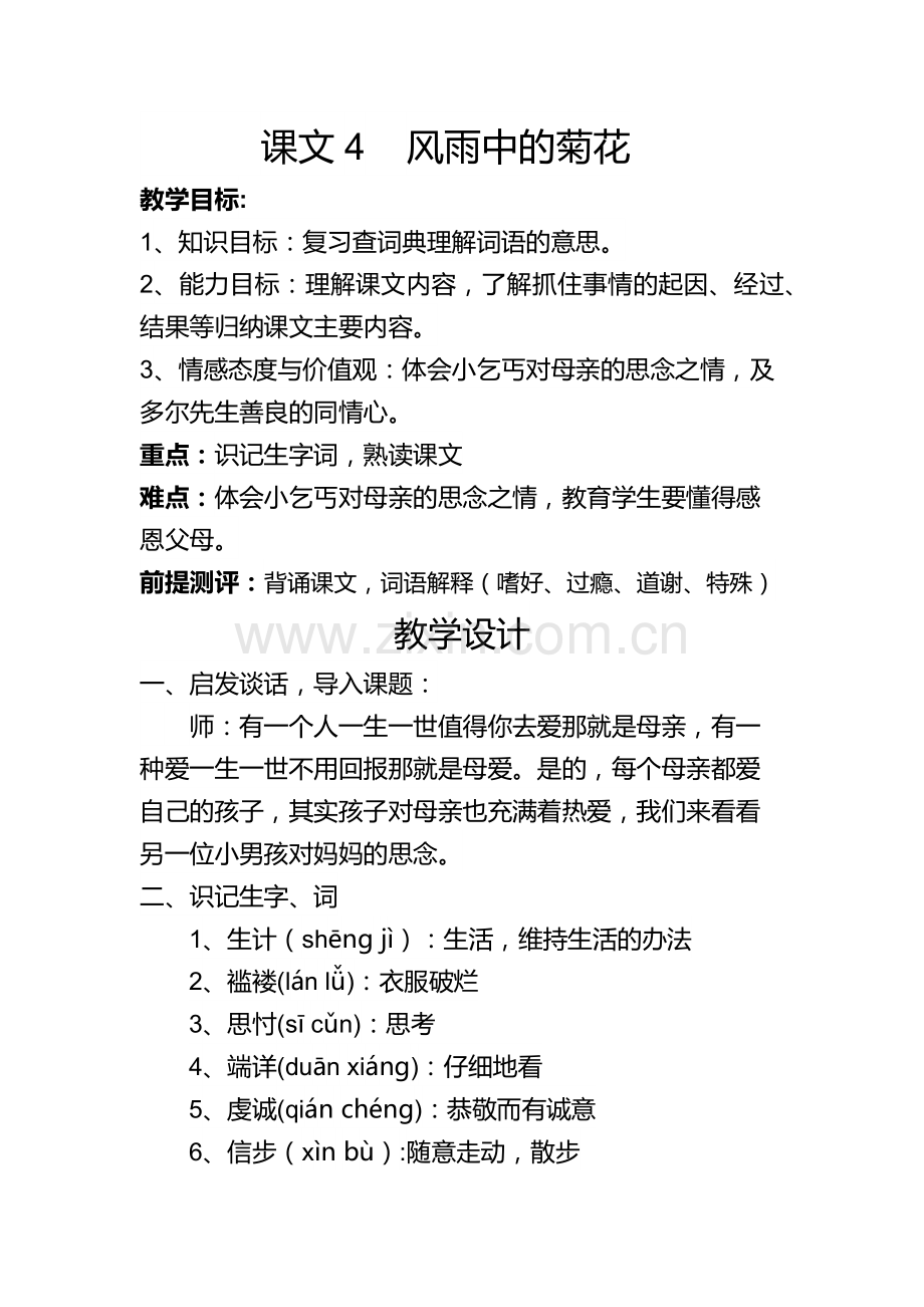 风雨中的菊花.docx_第1页