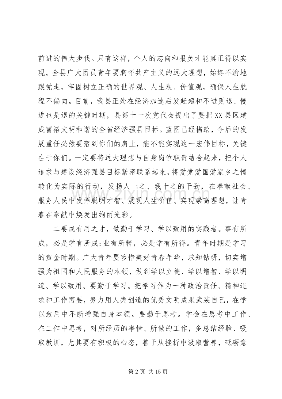 县领导共青团工作会议讲话稿.docx_第2页