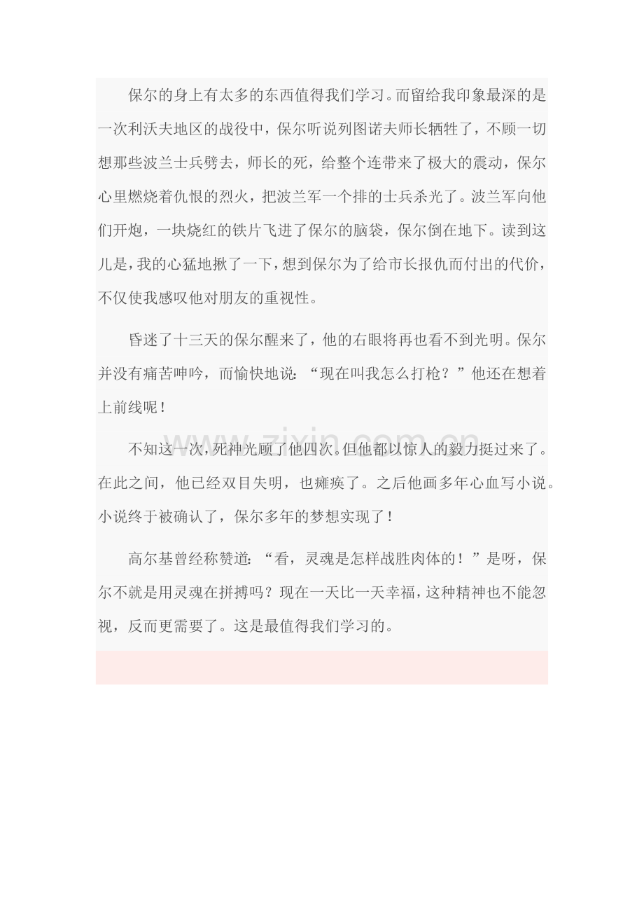 钢铁是怎样炼成的.docx_第2页