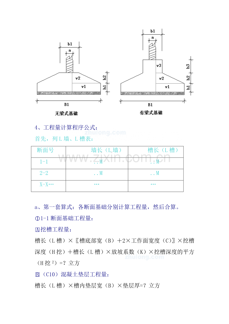 钢筋混凝土条形基础计算公式_secret.doc_第2页
