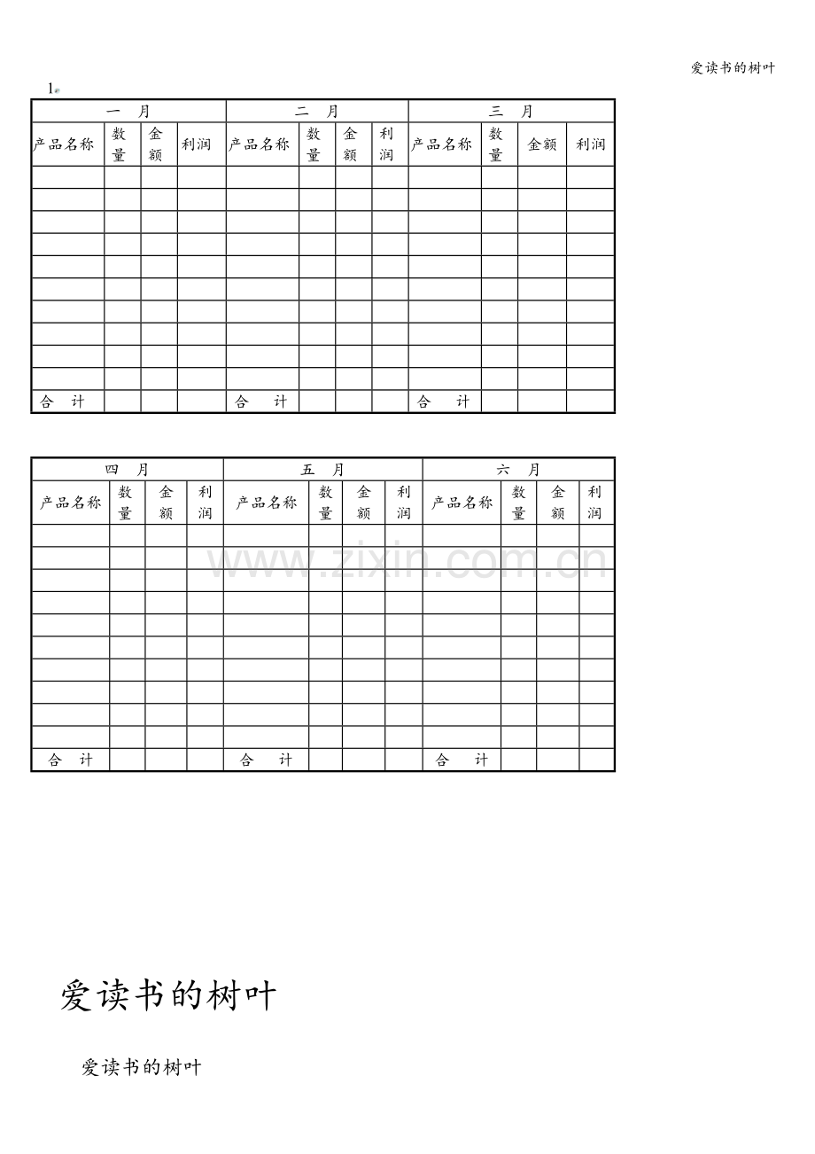 爱读书的树叶.doc_第1页