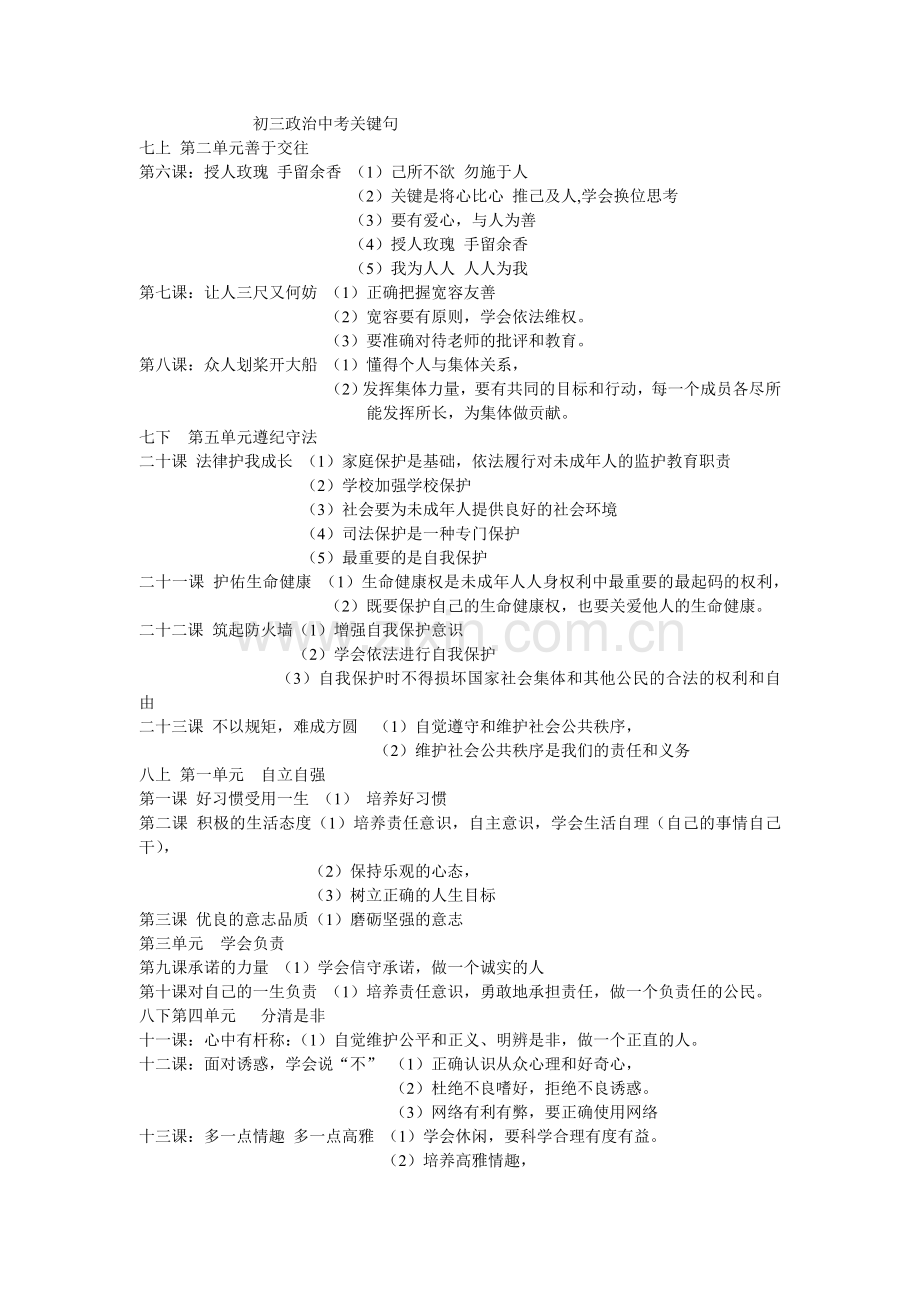 初三知识树.doc_第1页