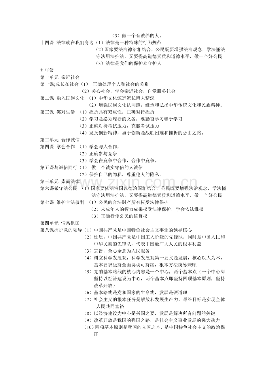 初三知识树.doc_第2页