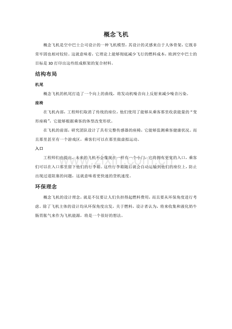 概念飞机.doc_第1页