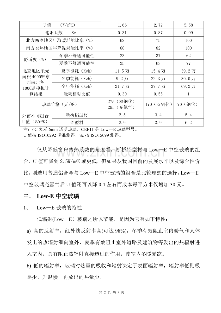 Low-E中空玻璃在节能门窗中的应用.doc_第2页