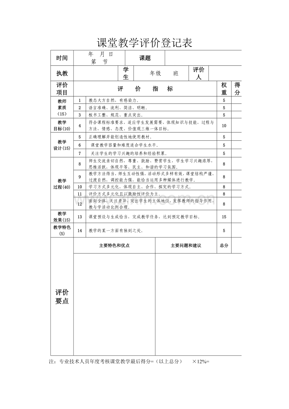 课堂教学评价表-(2).doc_第1页