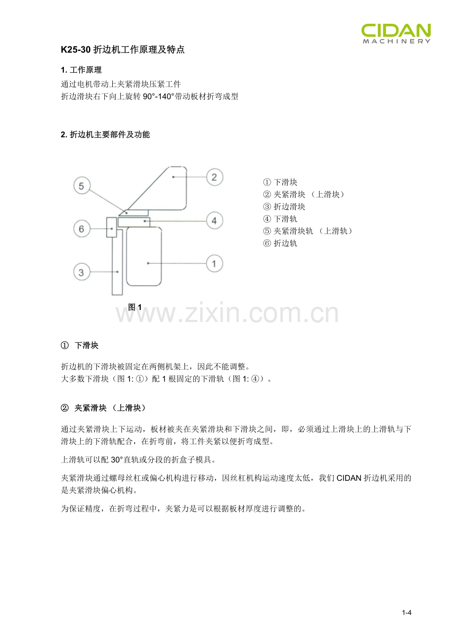 数控折边机工作原理.doc_第1页