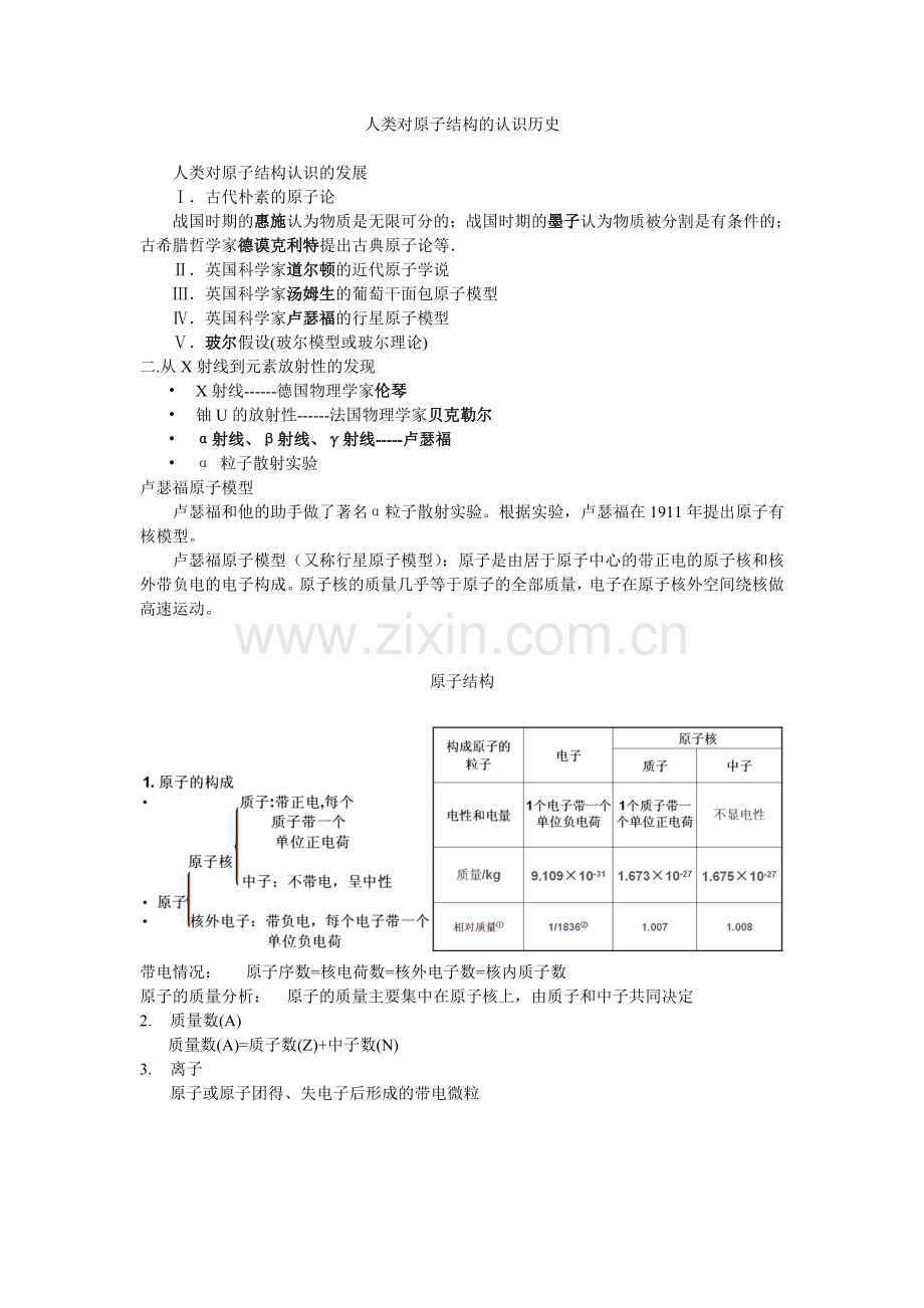 高一化学第一学期知识点.doc_第1页