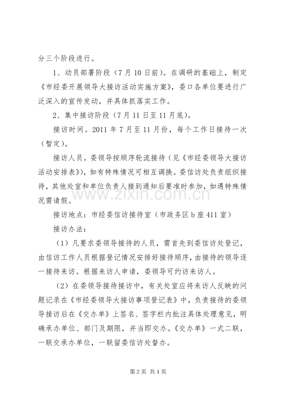 经信委领导接访总体实施方案.docx_第2页