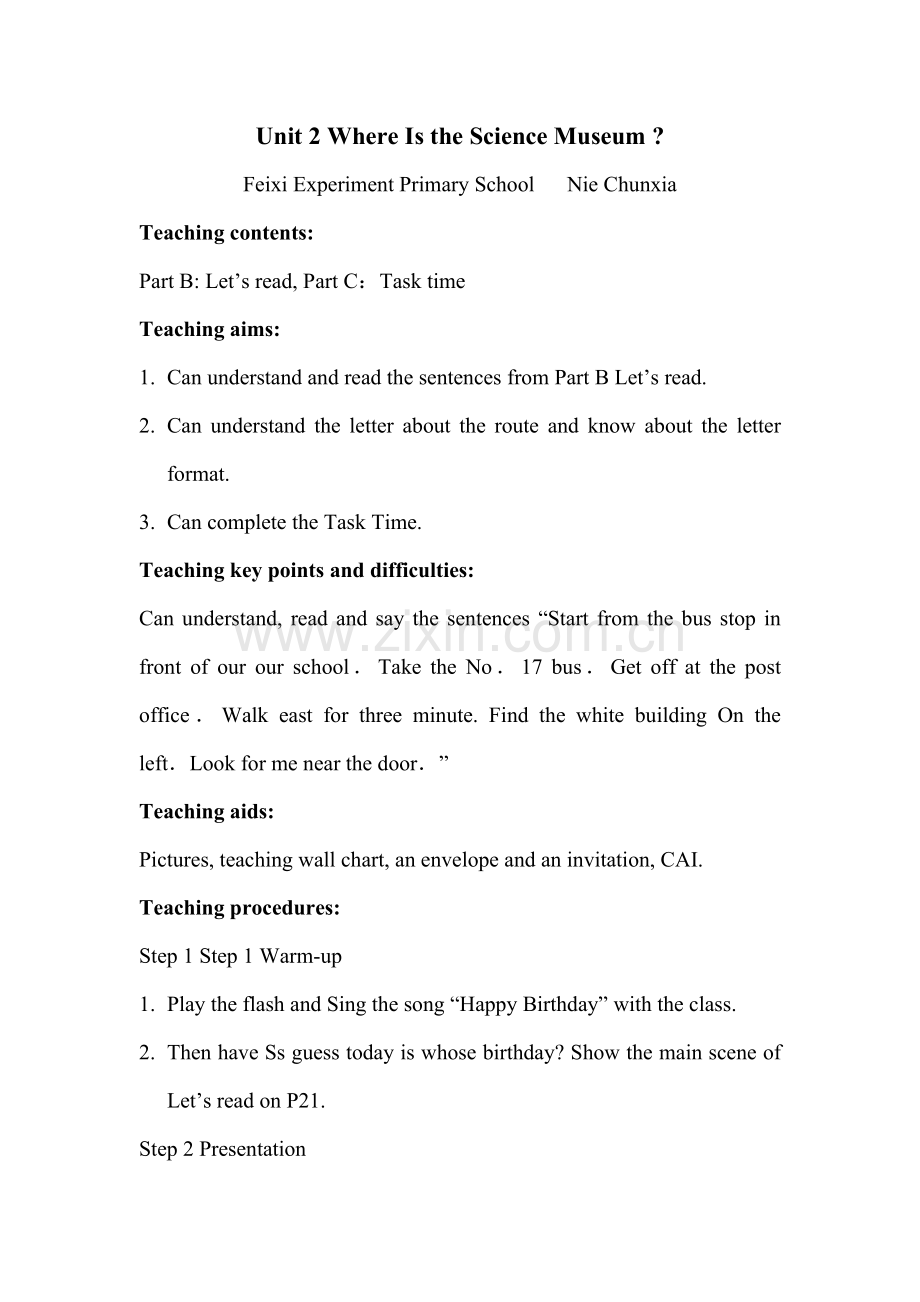 Unit2BLet'sread.doc_第1页