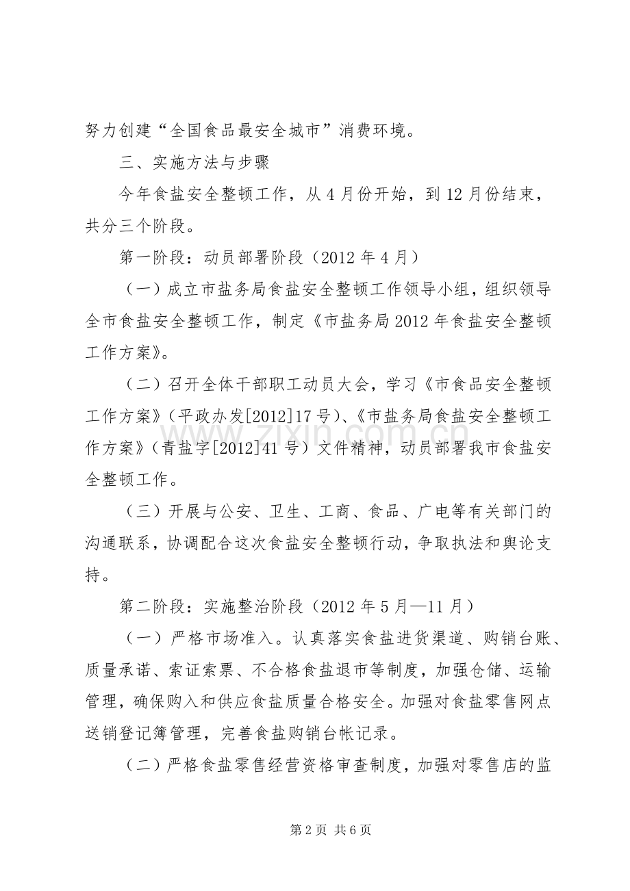 盐务局安全整顿工作实施方案.docx_第2页