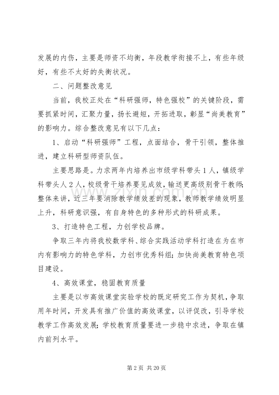 小学突出问题整改实施方案.docx_第2页