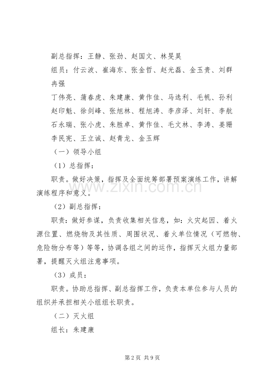 消防安全演练实施方案.docx_第2页