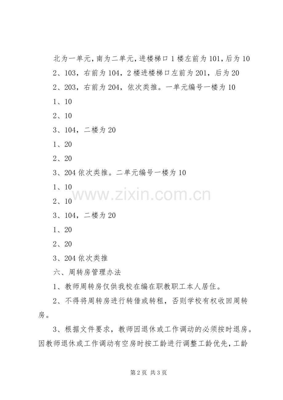 汀泗中学教师周转房分配实施方案.docx_第2页