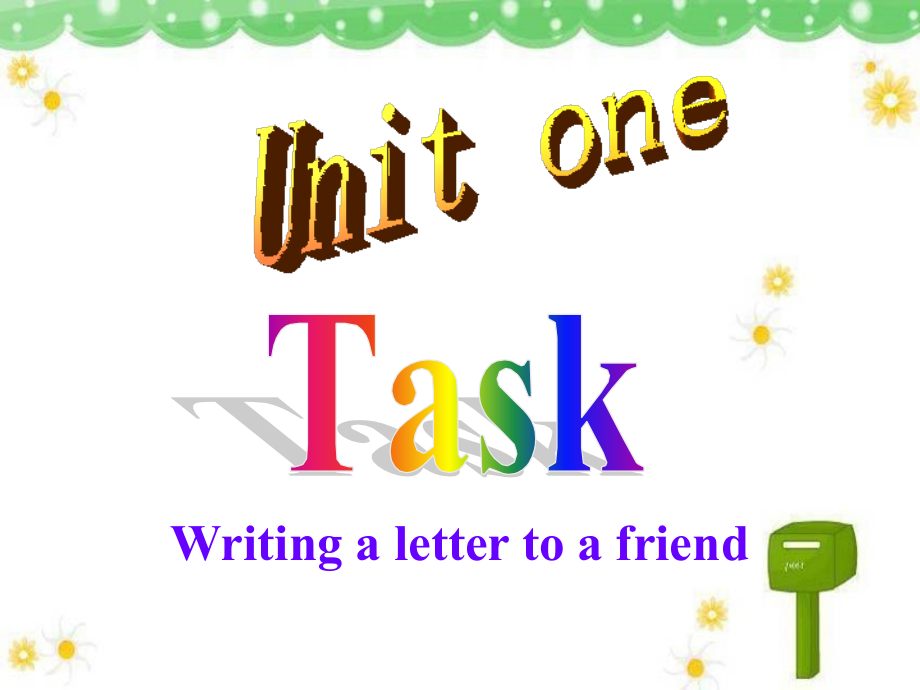 高中英语必修5Unit1 Getting along with others--Taskppt 课件.ppt_第1页