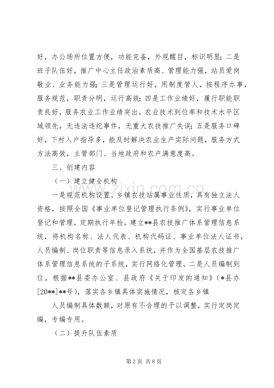 农技推广机构星级服务创建工作实施方案.docx_第2页
