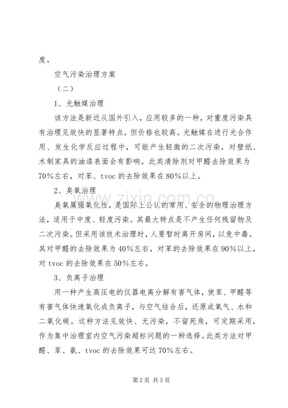空气污染治理实施方案.docx_第2页