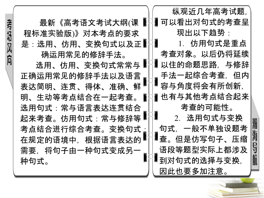 高考语文三轮冲刺专题 第三部分语言文字应用4课件.ppt_第2页