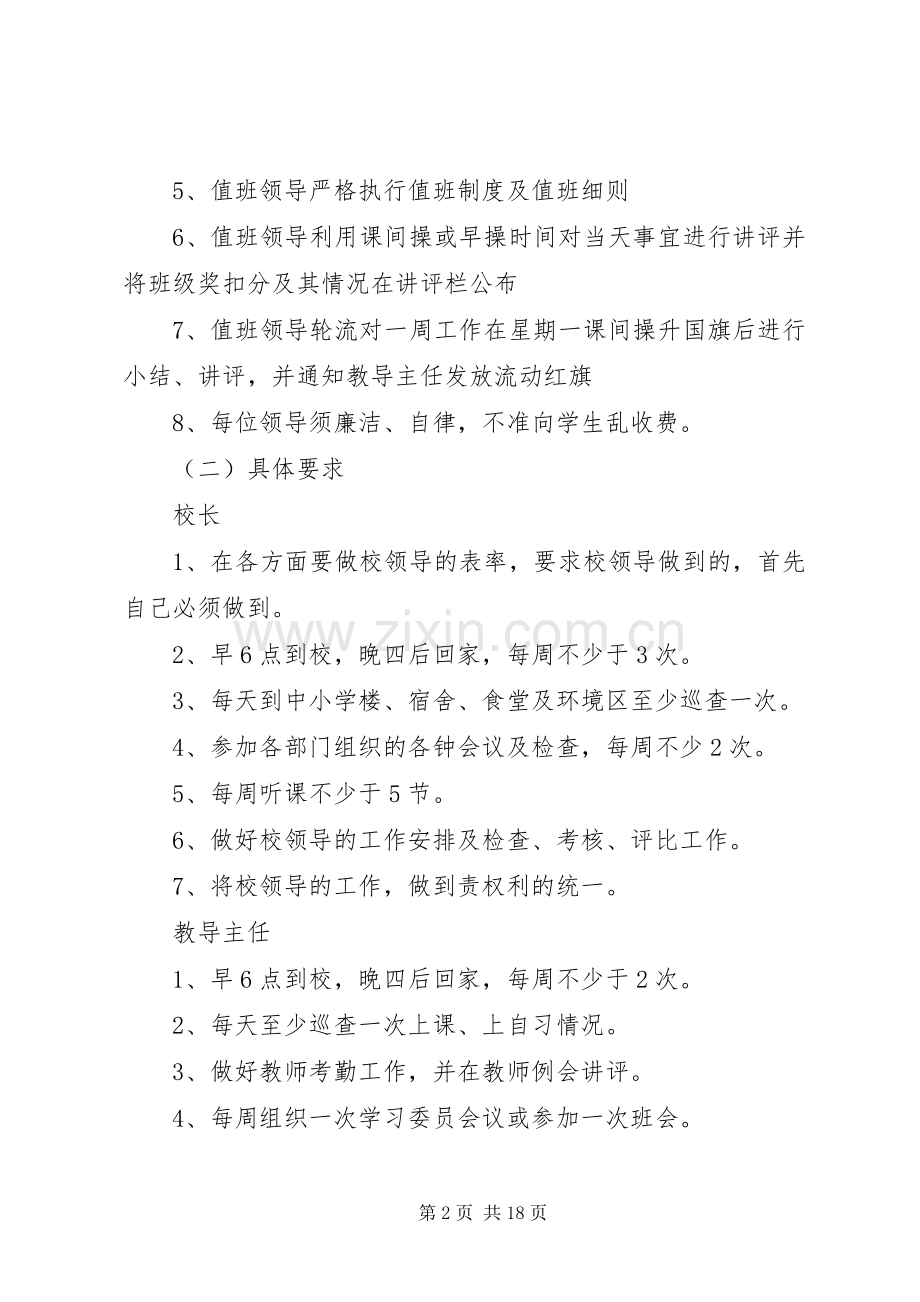 学校领导考核实施方案大全.docx_第2页