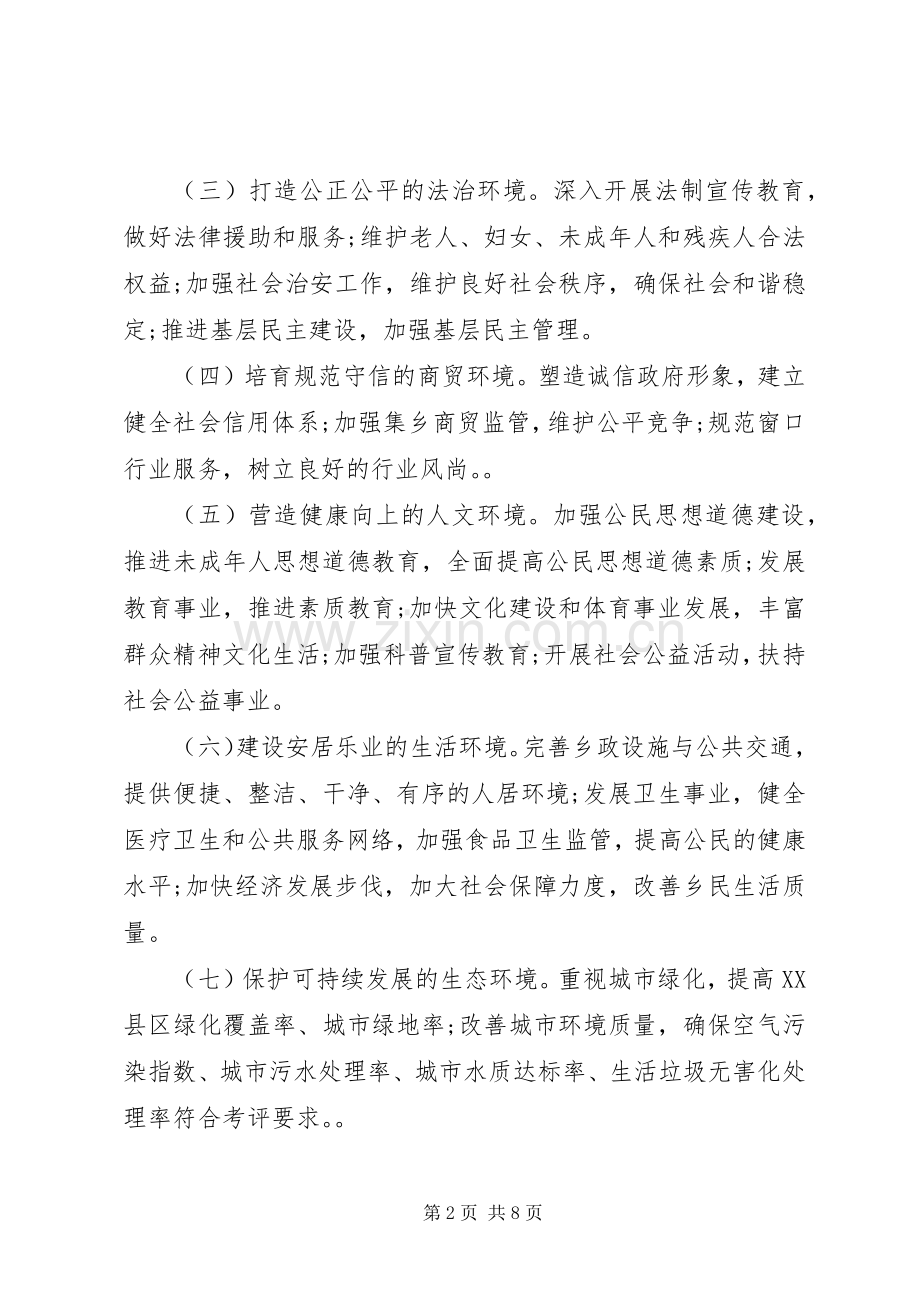 XX年文明城市创建活动实施方案.docx_第2页