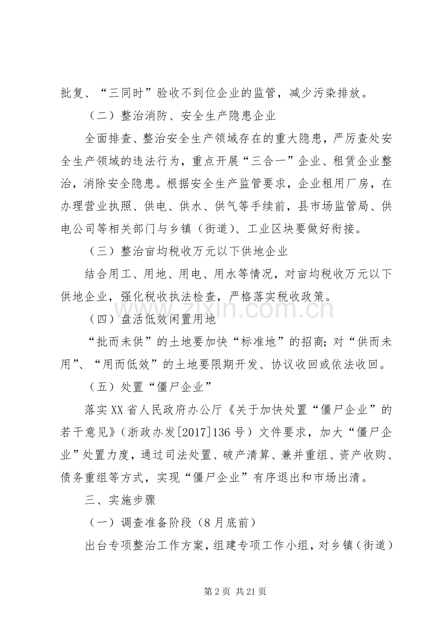 XX县区低散乱专项整治工作实施方案.docx_第2页