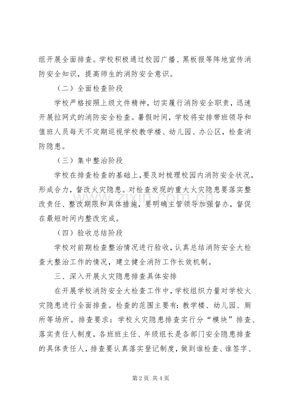 市政府夏季消防检查工作实施方案 .docx_第2页