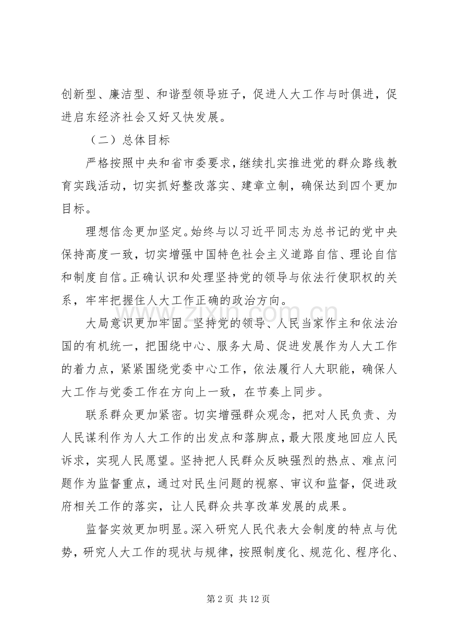 市人大常委会党组党的群众路线教育实践活动整改实施方案.docx_第2页