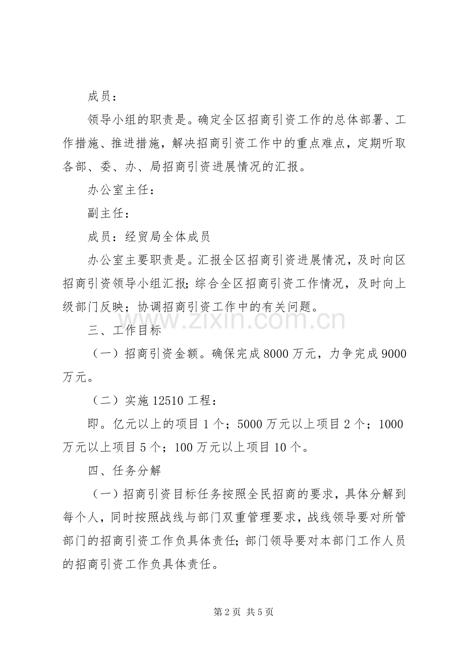 XX区招商引资方案.docx_第2页